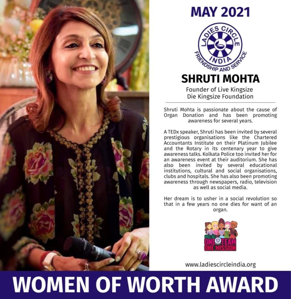 Women of Worth Award - Shruti Mohta